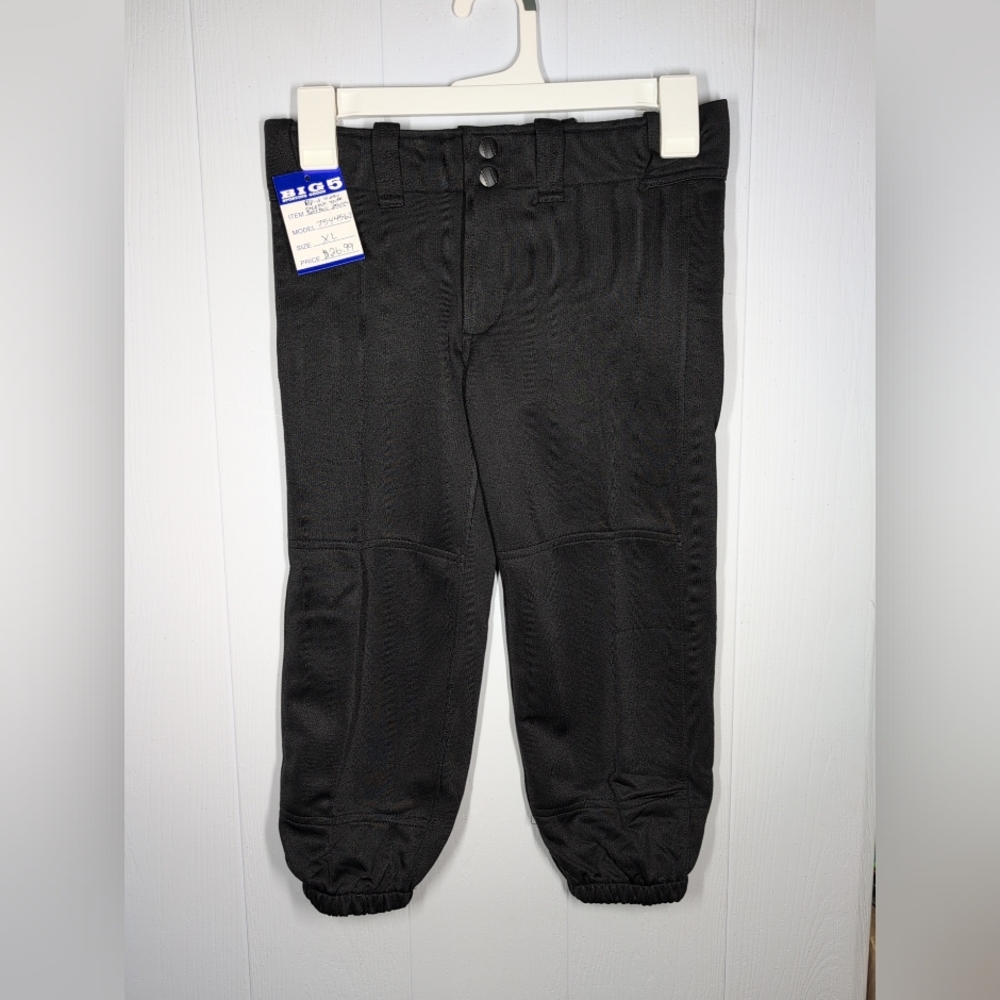 Kids Black Athletic Pants